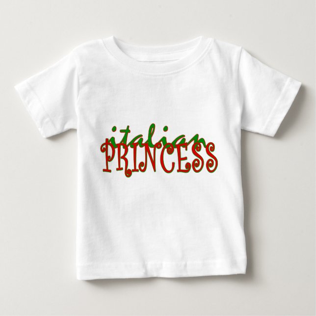 Italian Princess Baby T-Shirt (Front)