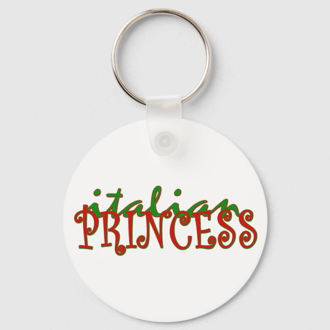 Italian Princess Keychain (Front)