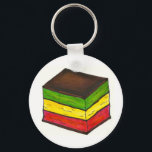 Italian Rainbow Seven 7 Layer Christmas Cookie Keychain<br><div class="desc">Features an original marker illustration of a delicious Italian rainbow (seven layer) cookie!

Don't see what you're looking for? Need help with customization? Contact Rebecca to have something designed just for you.</div>