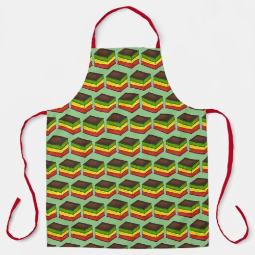 Italian Rainbow Seven 7 Layer Tricolor Cookie Apron