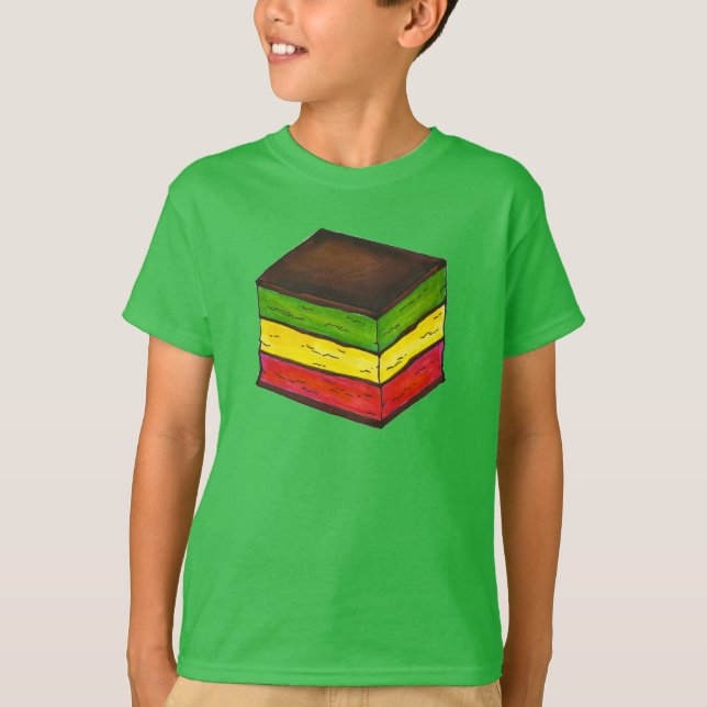 Italian Rainbow Seven Layer Christmas Cookies T-Shirt (Front)