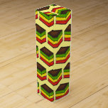 Italian Rainbow Seven Layer Christmas Cookies Wine Box<br><div class="desc">Design features an original marker illustration of delicious Italian rainbow (seven layer, tricolor) cookies, a popular treat in Italian restaurants, bakeries, and pasticcerias with layers designed to resemble the colors of the Italian flag. Perfect for Christmas parties, cookie swaps, and celebrations, or for your favorite baker, pastry chef, or Italian...</div>