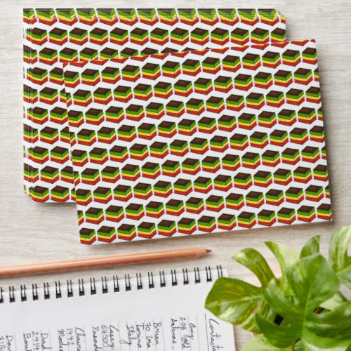 Italian Rainbow Seven Layer Tricolor Cookie Bakery Envelope