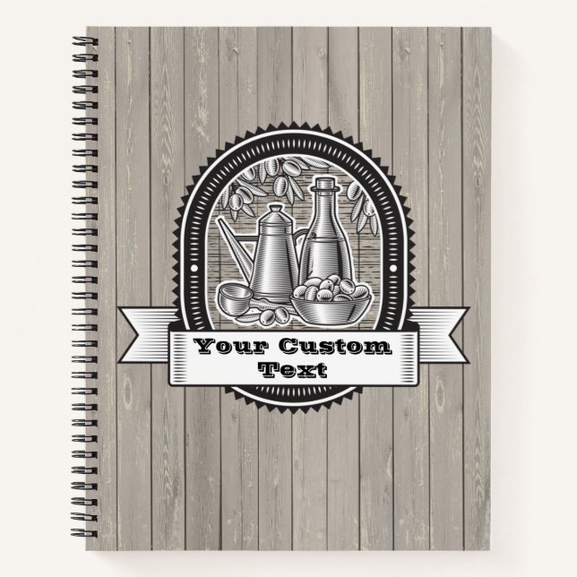 Italian Recipe Book or Journal (Front)