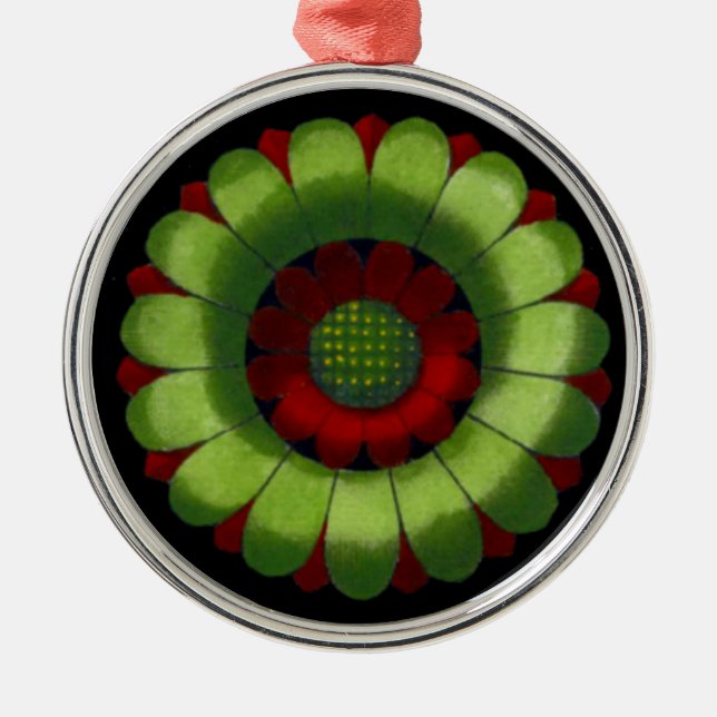 Italian Renaissance Architectural Rosette No. 2 Metal Ornament (Front)