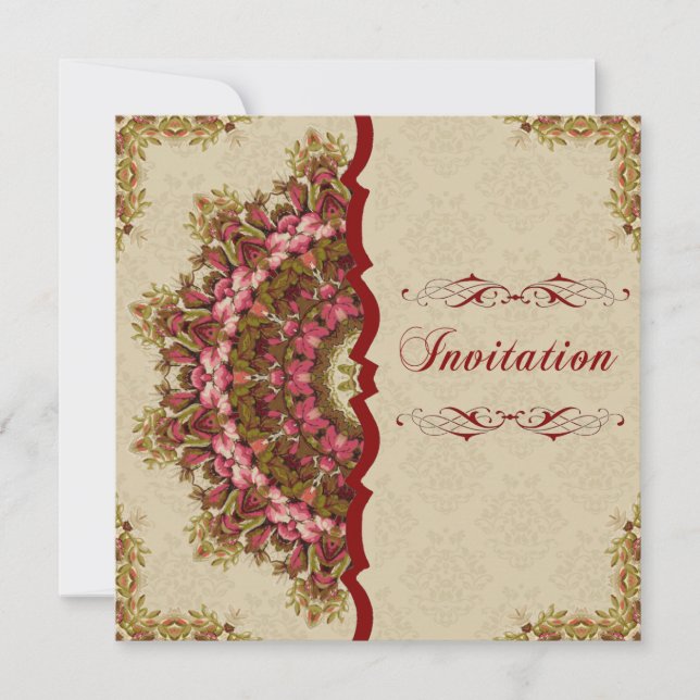 Italian Renaissance Garden Suite - Invitations (Front)