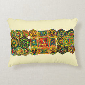 Italian Renaissance motifs print Accent Pillow