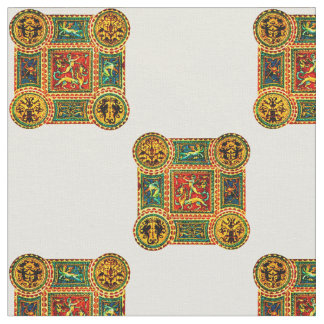 Italian Renaissance motifs print Fabric