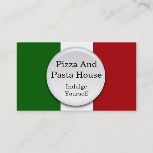 Italian Restaurant Business Cards