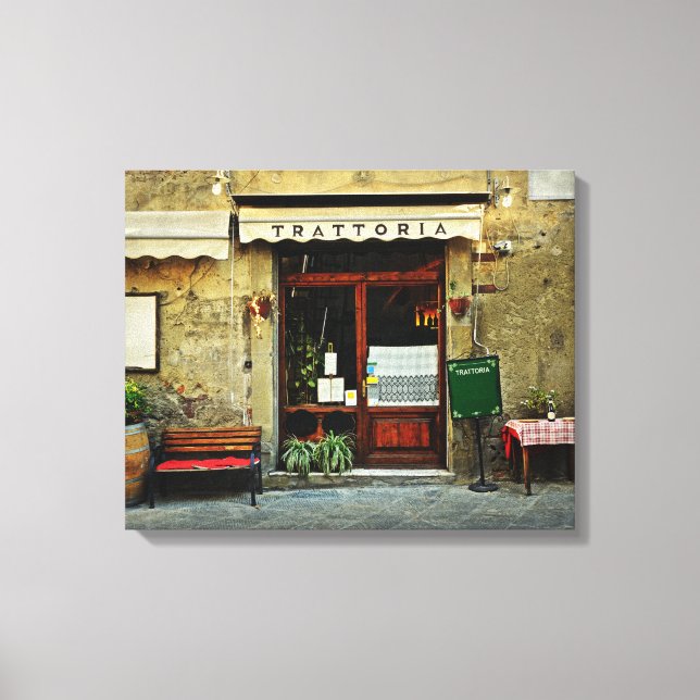 Italian restaurant canvas print (Front)