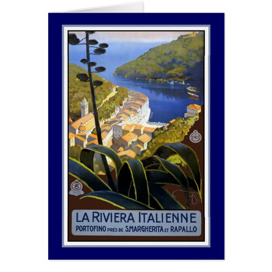 Italian Riviera Travel Poster (Front)