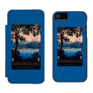 Italian Riviera Travel Poster iPhone SE/5/5s Wallet Case