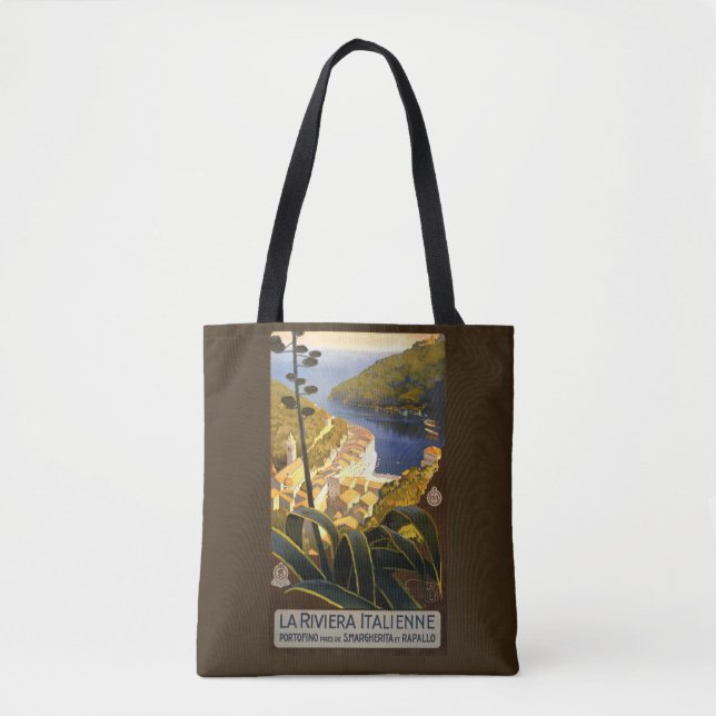Italian Riviera vintage travel bags (Front)