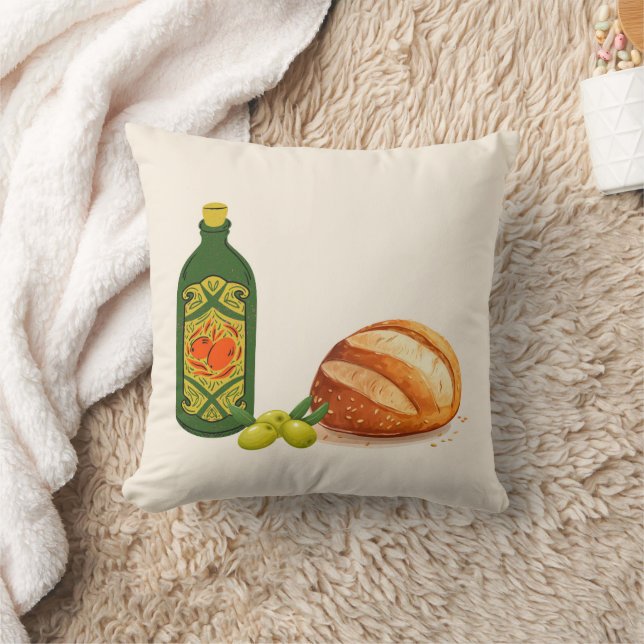 Italian Rustic Throw Pillow (Blanket)