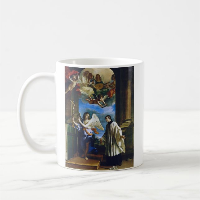 Italian Saint Aloysius Gonzaga Coffee Mug (Left)