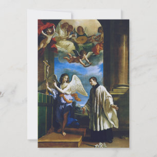 Italian Saint Aloysius Gonzaga Holiday Card