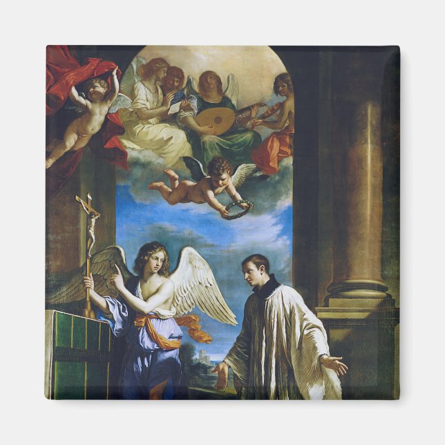 Italian Saint Aloysius Gonzaga Magnet (Front)