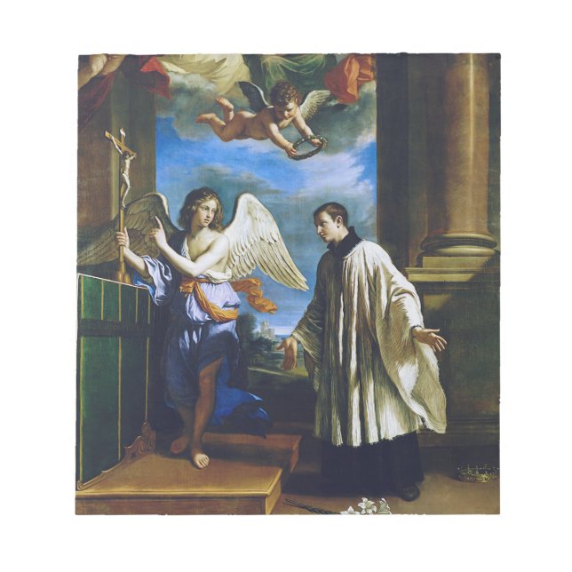 Italian Saint Aloysius Gonzaga  Notepad (Front)