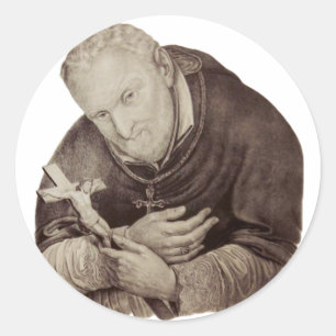 Italian Saint Alphonsus Liguori Classic Round Sticker