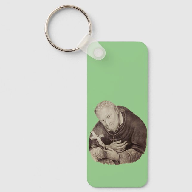Italian Saint Alphonsus Liguori Keychain (Front)