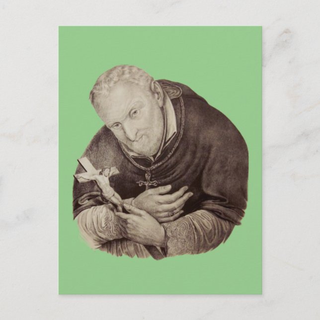 Italian Saint Alphonsus Liguori Postcard (Front)