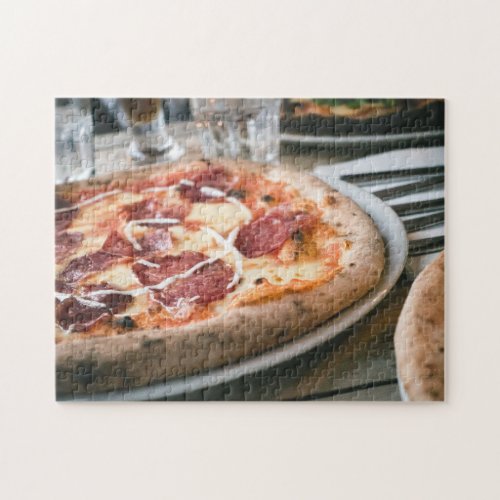 Italian Salami Pizza Food Italy Jigsaw Puzzle