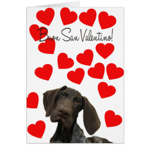Italian San Valentino Glossy Grizzly Valentine Cards