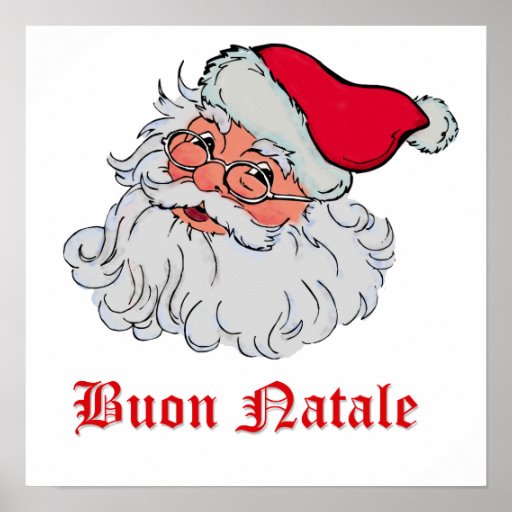 Italian Santa Claus #2 Posters | Zazzle