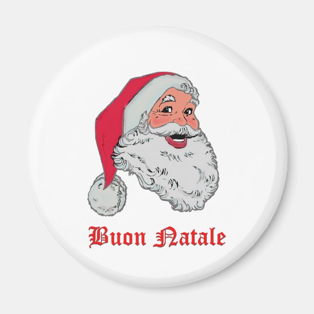 Italian Santa Magnet (Front)