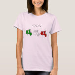 Italian Scooters Italy flag scooter T-Shirt