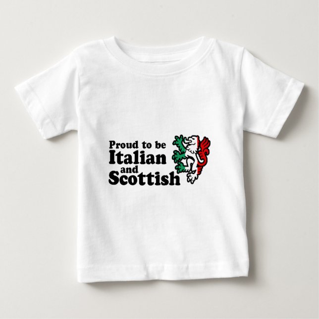 Italian Scottish Baby T-Shirt (Front)