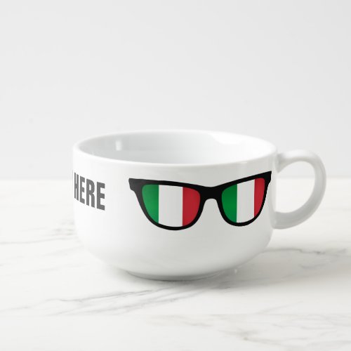 Italian Shades custom soup mug