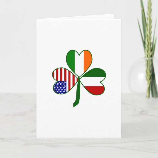 Italian Shamrock Card (Front)