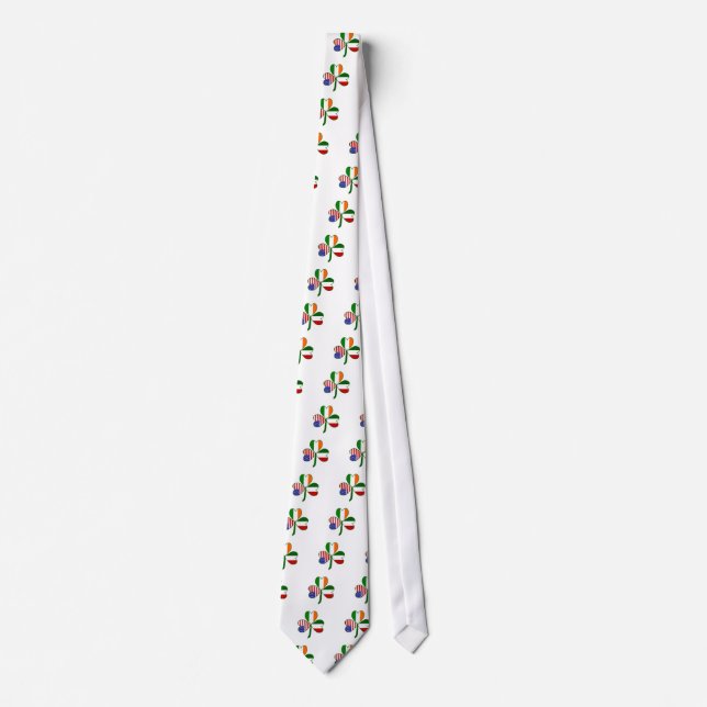 Italian Shamrock Neck Tie (Front)