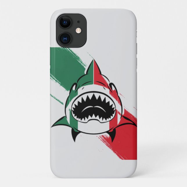 Italian Shark Case-Mate iPhone Case (Back)
