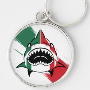 Italian shark keychain