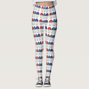Italian Shaved Ice Snocone Snow Cone Food Leggings