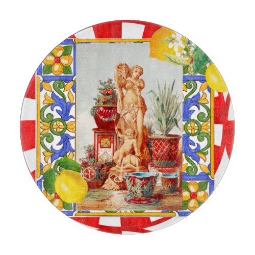 ItalianSicilian artmaiolicatilesbaroque art   Cutting Board