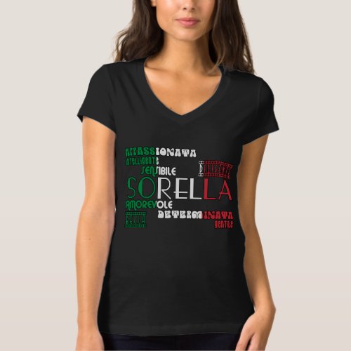 Italian Sisters  Qualities T_Shirt