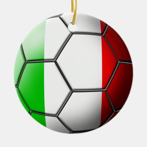 Italian Soccer Ornament