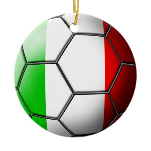 Italian Soccer Ornament