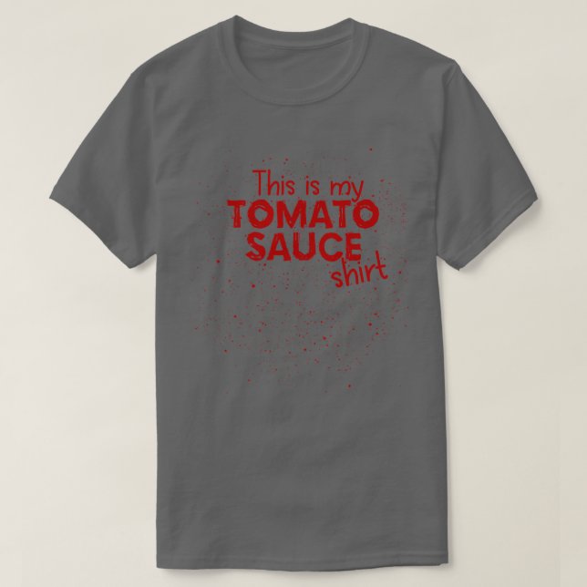 Italian Spaghetti Tomato Sauce Marinara  T-Shirt (Design Front)