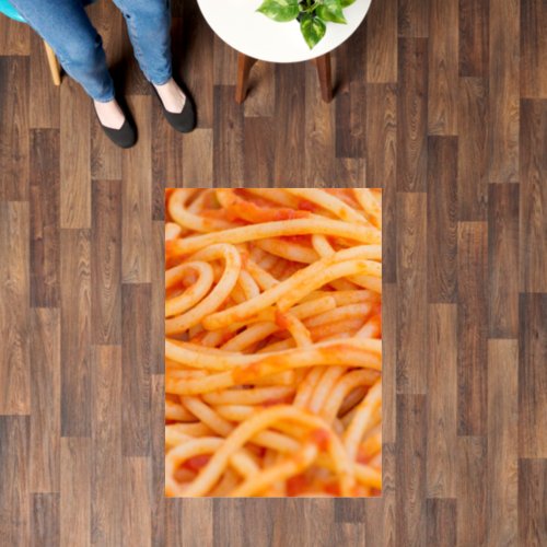 italian spaghetti wrapping paper floor decals