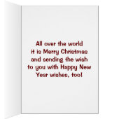 ITALIAN, SPANISH / FRENCH CHRISTMAS WISHES TO YOU (Inside (Right))