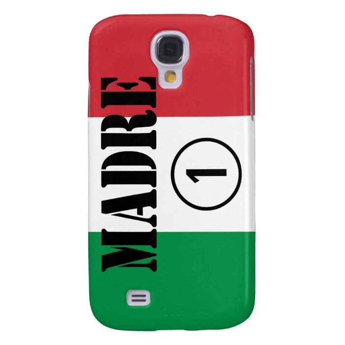 Italian Speaking Mothers & Moms  Madre Numero Uno Samsung Galaxy S4 Covers