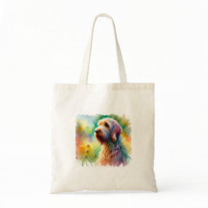Italian Spinone Dog 260924AREF151 - Watercolor Tote Bag