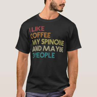 Italian Spinone Dog Owner Coffee Lovers Vintage Re T-Shirt