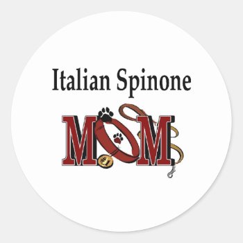 Italian Spinone Mom Sticker by DogsByDezign at Zazzle