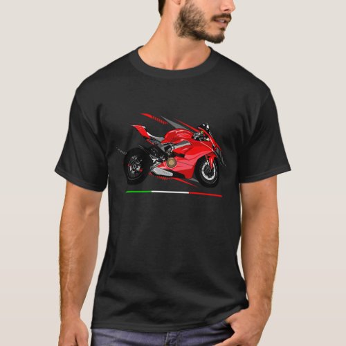 Italian Sportbike  Street Bike Italy Motorcycle T_Shirt