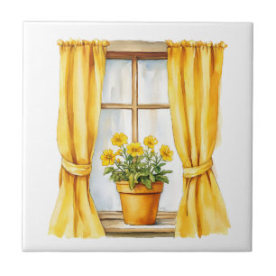 Italian Spring Clipart Ceramic Tile